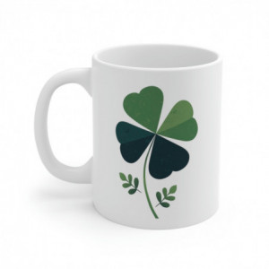 Lucky in Green Ceramic Mug...